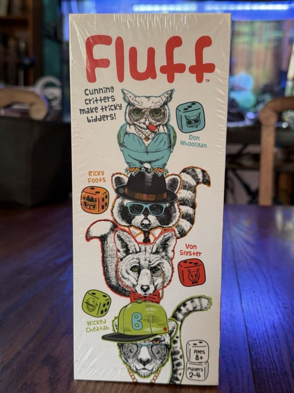 FLUFF Party Game Liars Dice Family Bluffing Game by Bananagrams 2018 New Sealed